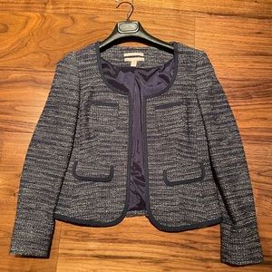 Banana Republic navy and white blazer size 0